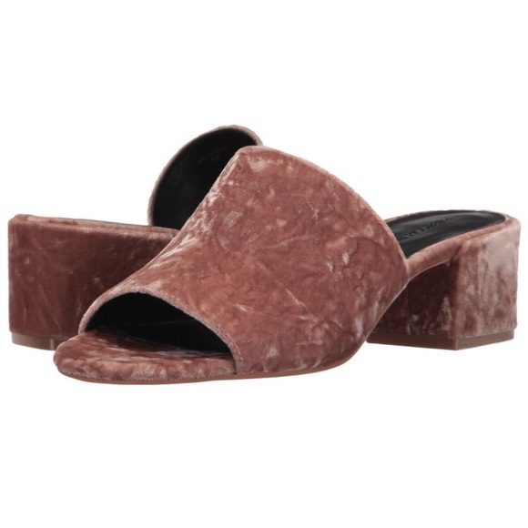 Rebecca Minkoff Shoes - NWOB Rebecca Minkoff Pink Ivonne Velvet Slides